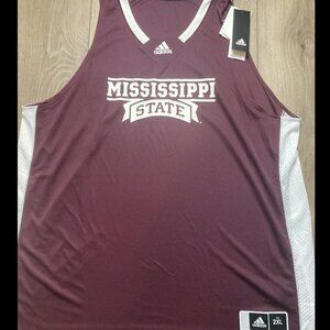 Mississippi State Bulldogs Mens Basketball Jersey XXL adidas nwt